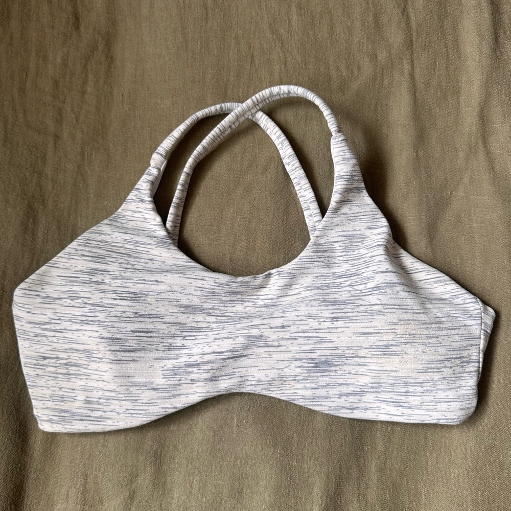 Heathered Gray Sports Bra